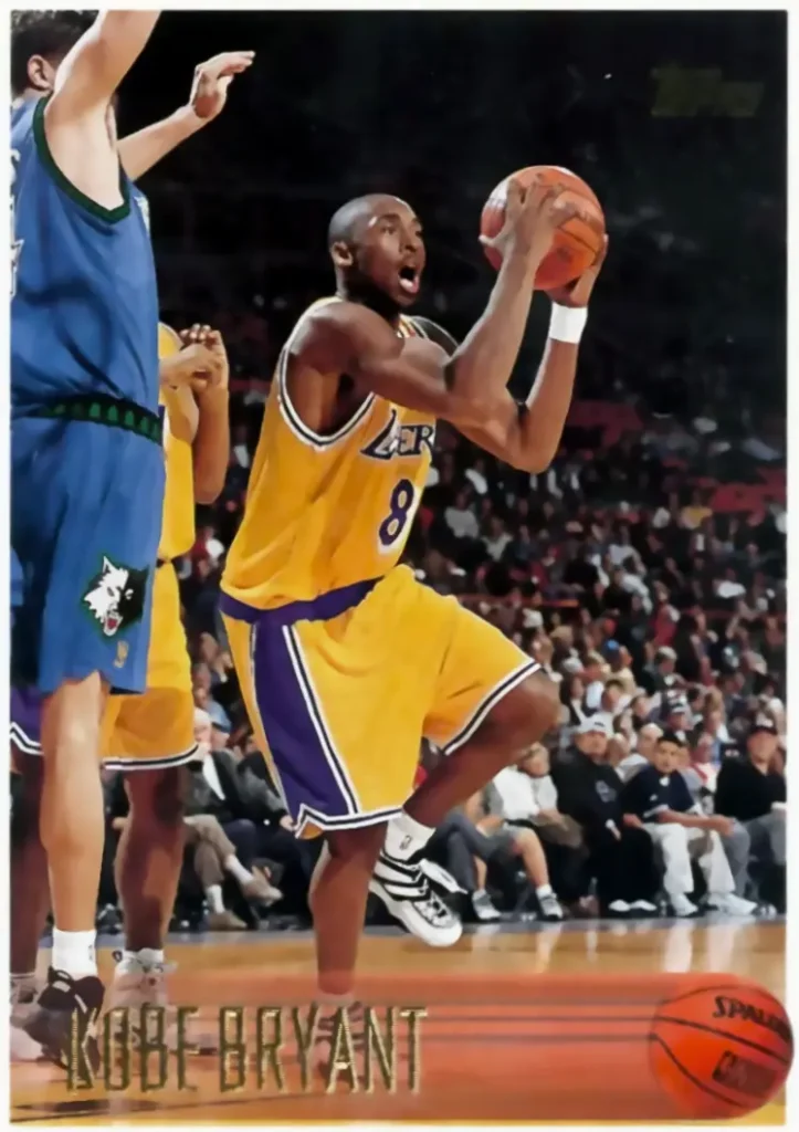 1996-97 TOPPS #138 KOBE BRYANT ROOKIE CARD RC, LOS ANGELES LAKERS, HOF, 042523